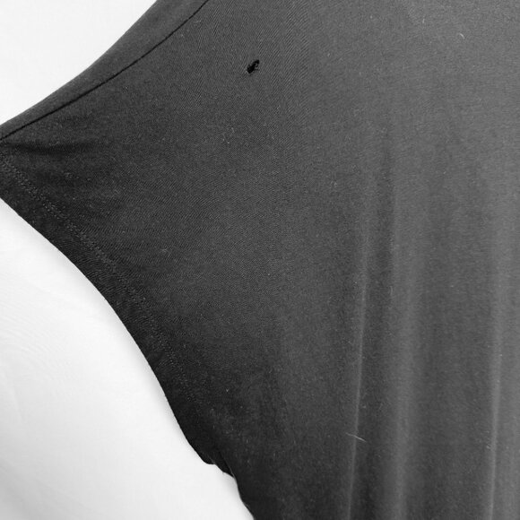 Sandro Black Leopard Graphic Oversized Loose Fit T-shirt - Picture 5 of 5